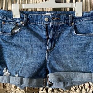 LOFT Blue Jean Shorts